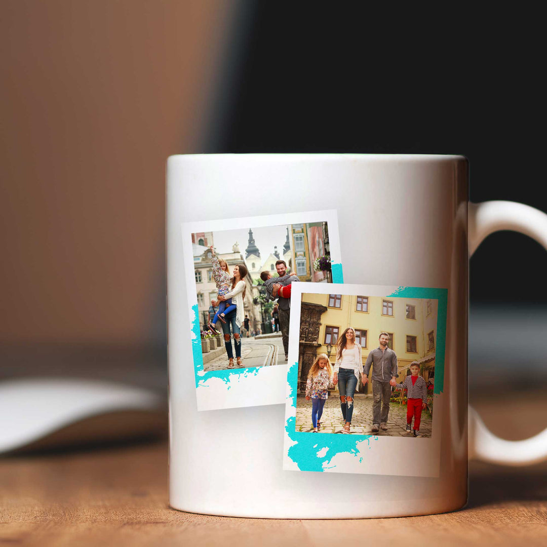 Fototasse Polaroid personalisiert mit Foto - all - yours24