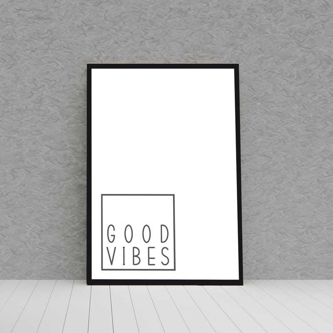 Kunstdruck Poster Bild GOOD VIBES