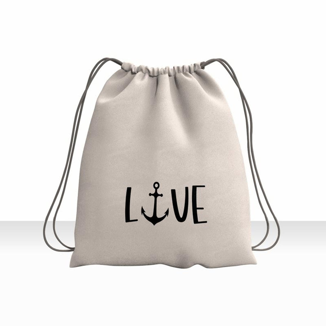 Gymsack Turnbeutel Rucksack bedruckt Ankerliebe - all - yours24