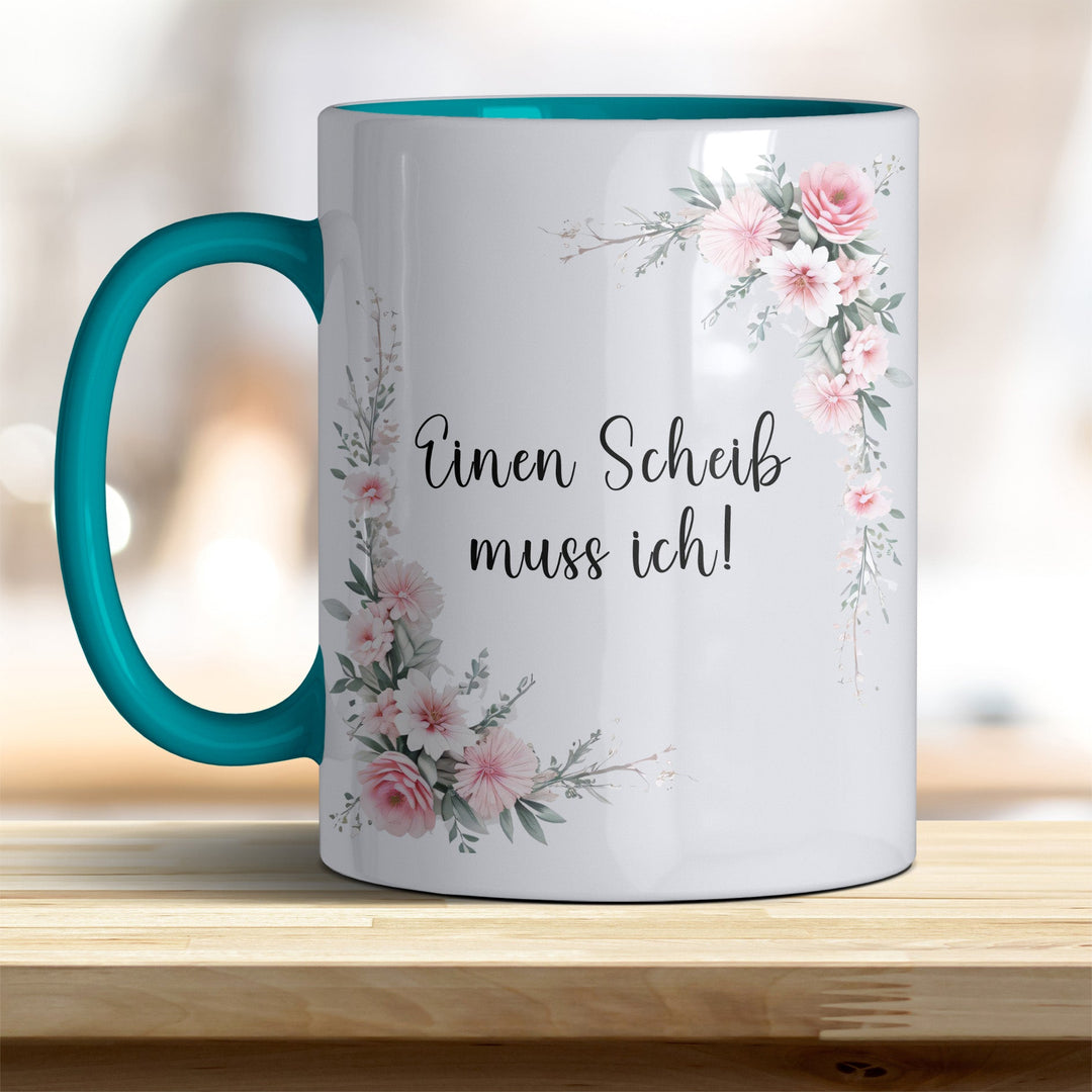 Einen Scheiß muss ich! Keramik - Kaffeebecher – Humorvoll & Hochwertig - all - yours24