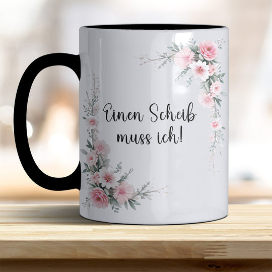 Einen Scheiß muss ich! Keramik - Kaffeebecher – Humorvoll & Hochwertig - all - yours24