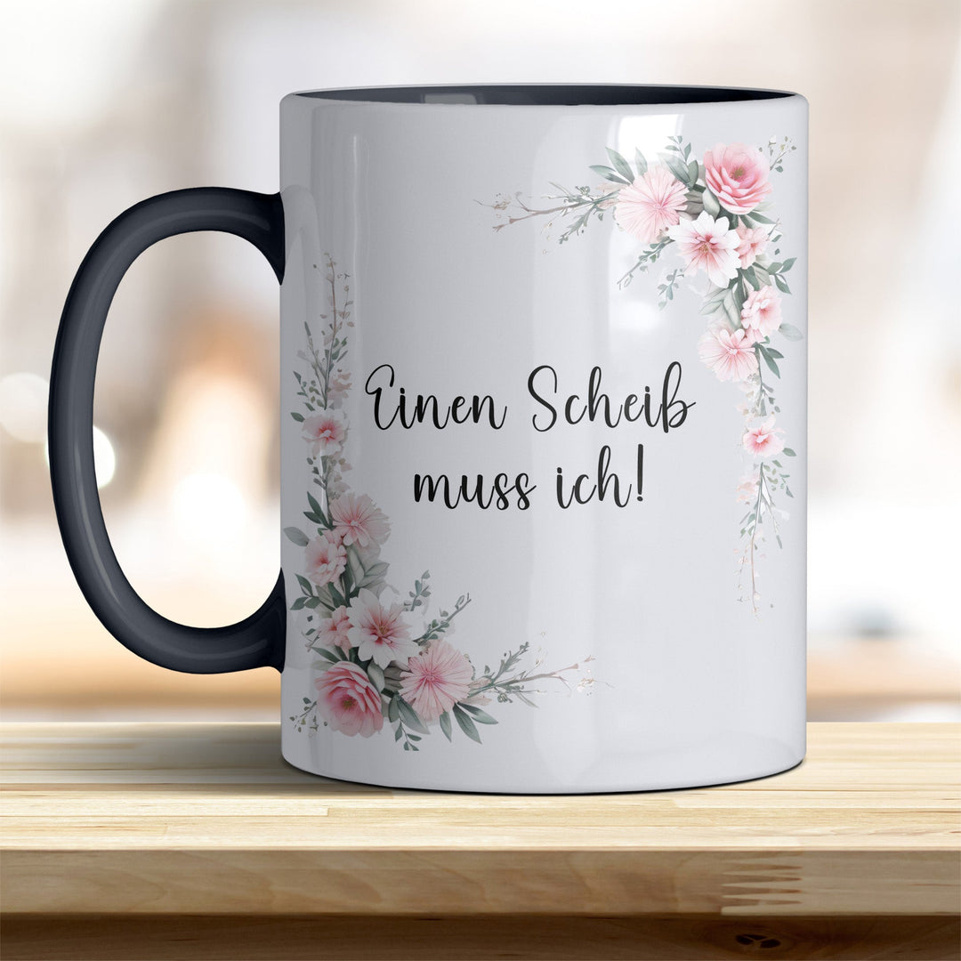 Einen Scheiß muss ich! Keramik - Kaffeebecher – Humorvoll & Hochwertig - all - yours24