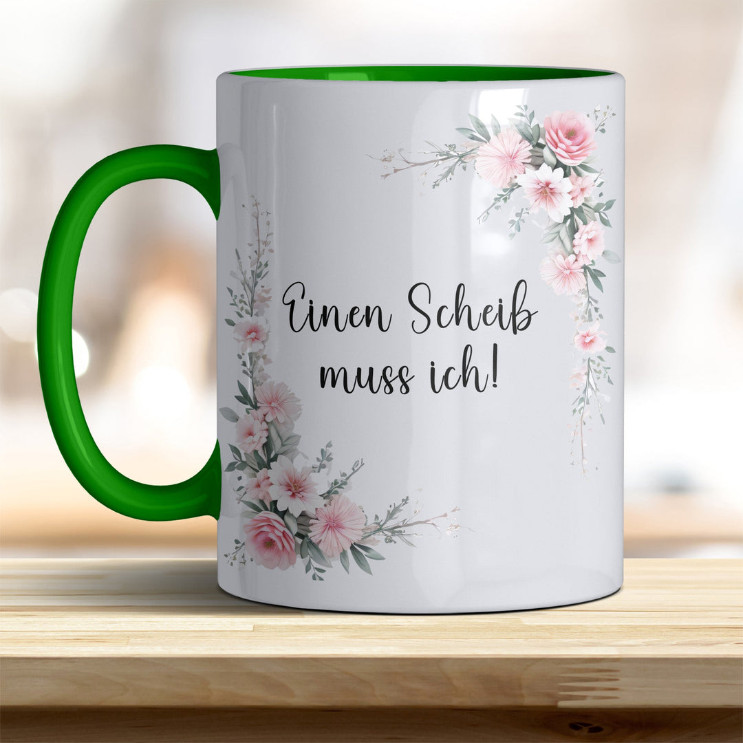 Einen Scheiß muss ich! Keramik - Kaffeebecher – Humorvoll & Hochwertig - all - yours24