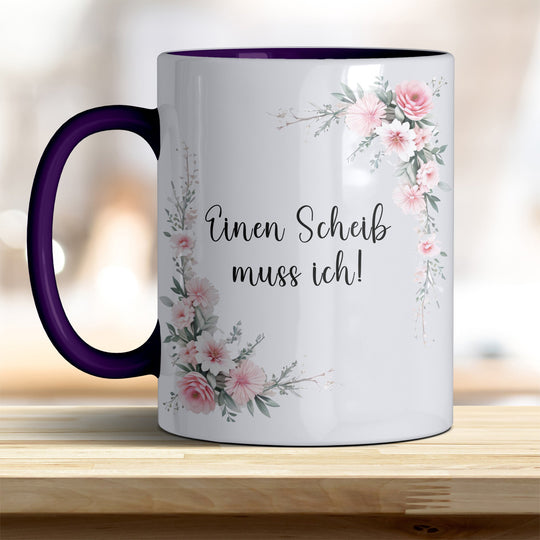 Einen Scheiß muss ich! Keramik - Kaffeebecher – Humorvoll & Hochwertig - all - yours24