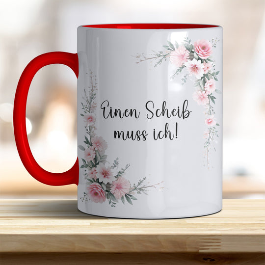 Einen Scheiß muss ich! Keramik - Kaffeebecher – Humorvoll & Hochwertig - all - yours24