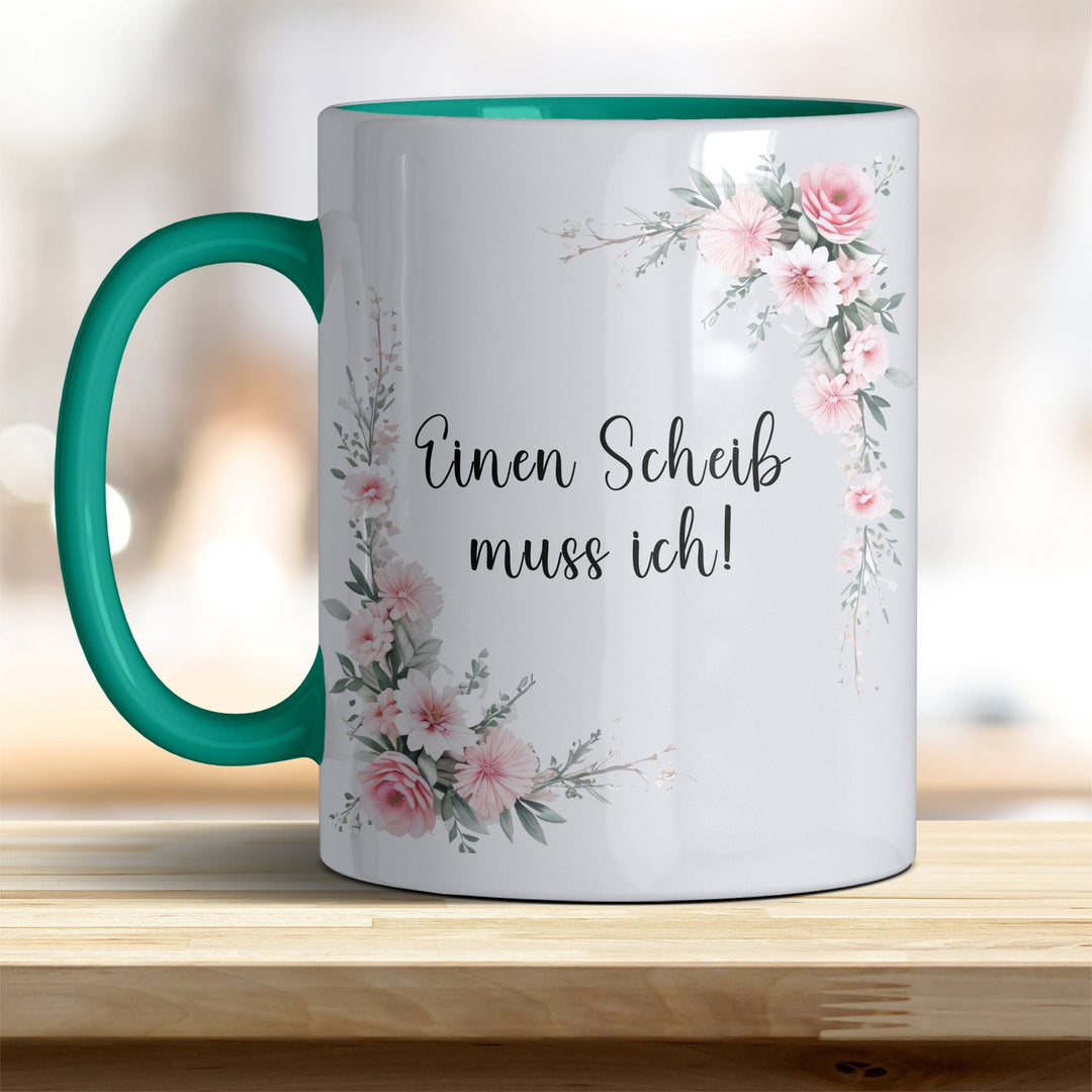 Einen Scheiß muss ich! Keramik - Kaffeebecher – Humorvoll & Hochwertig - all - yours24