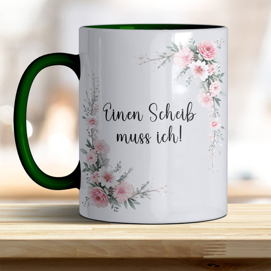 Einen Scheiß muss ich! Keramik - Kaffeebecher – Humorvoll & Hochwertig - all - yours24