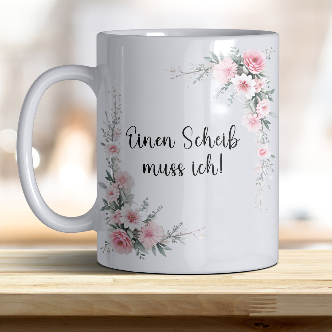 Einen Scheiß muss ich! Keramik - Kaffeebecher – Humorvoll & Hochwertig - all - yours24