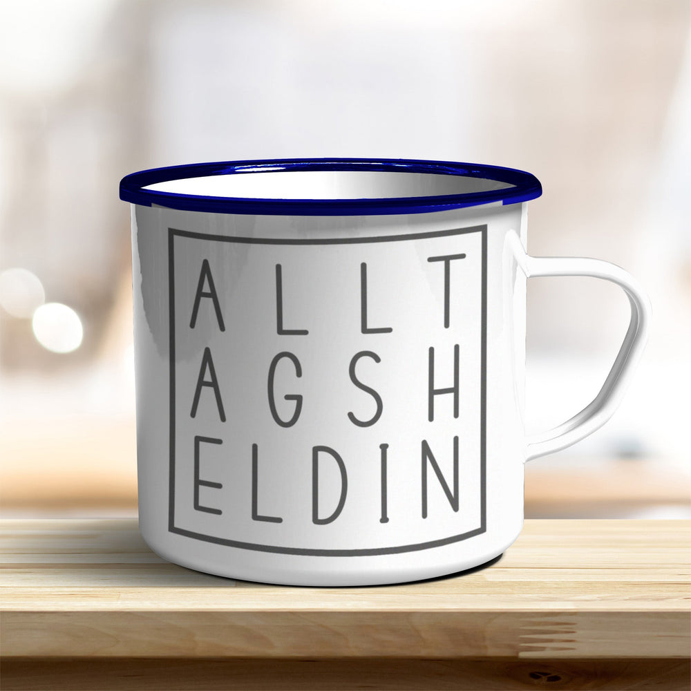 Emaille Becher Alltagsheldin verschiedene Größen - all - yours24