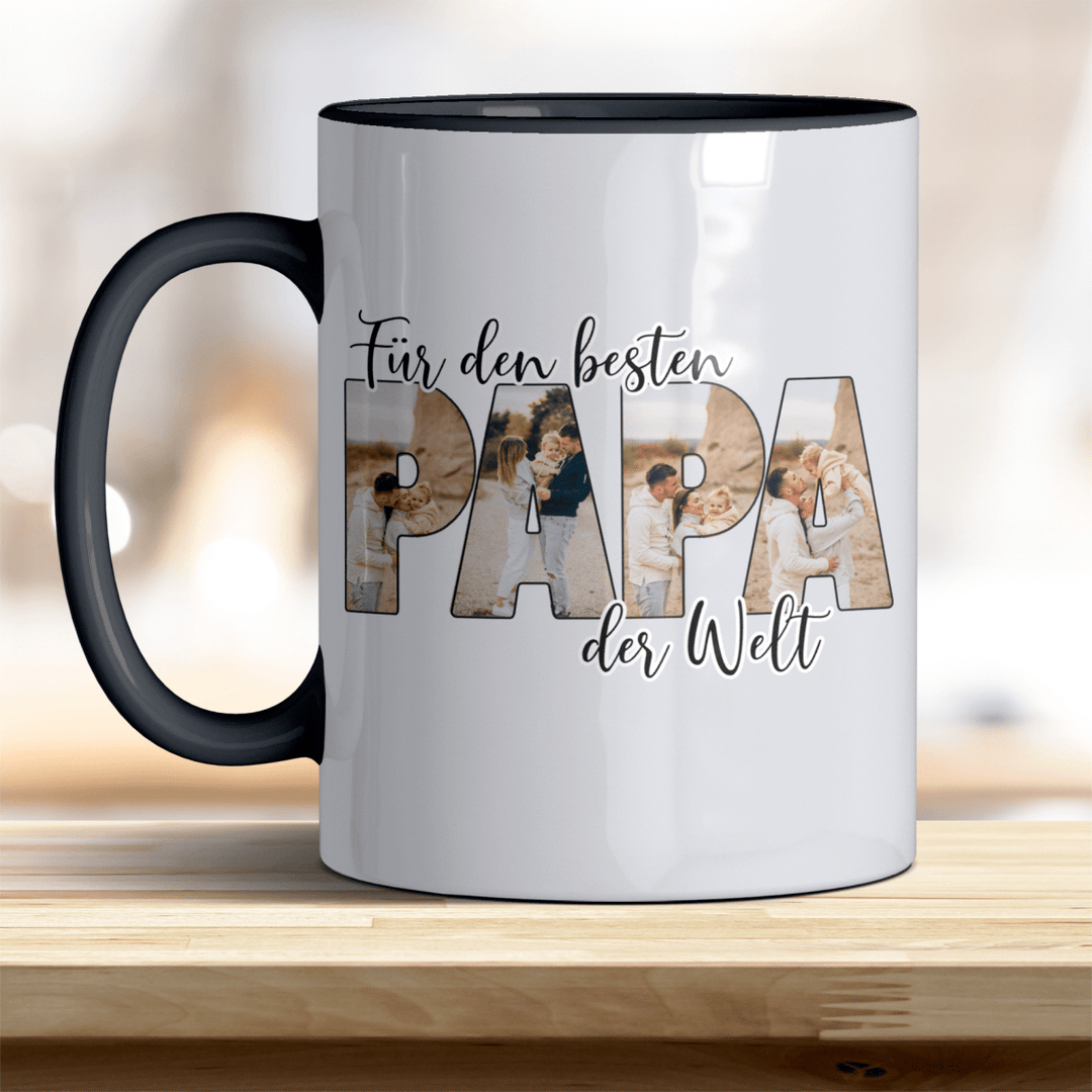 Für den Besten Papa der Welt Tasse mit Foto Keramik - all - yours24