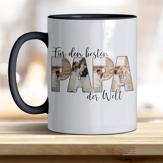 Für den Besten Papa der Welt Tasse mit Foto Keramik - all - yours24