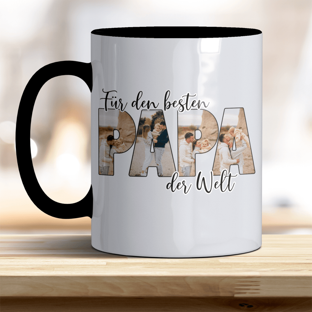 Für den Besten Papa der Welt Tasse mit Foto Keramik - all - yours24