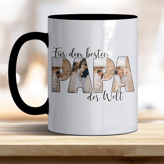 Für den Besten Papa der Welt Tasse mit Foto Keramik - all - yours24
