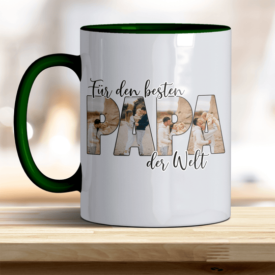 Für den Besten Papa der Welt Tasse mit Foto Keramik - all - yours24