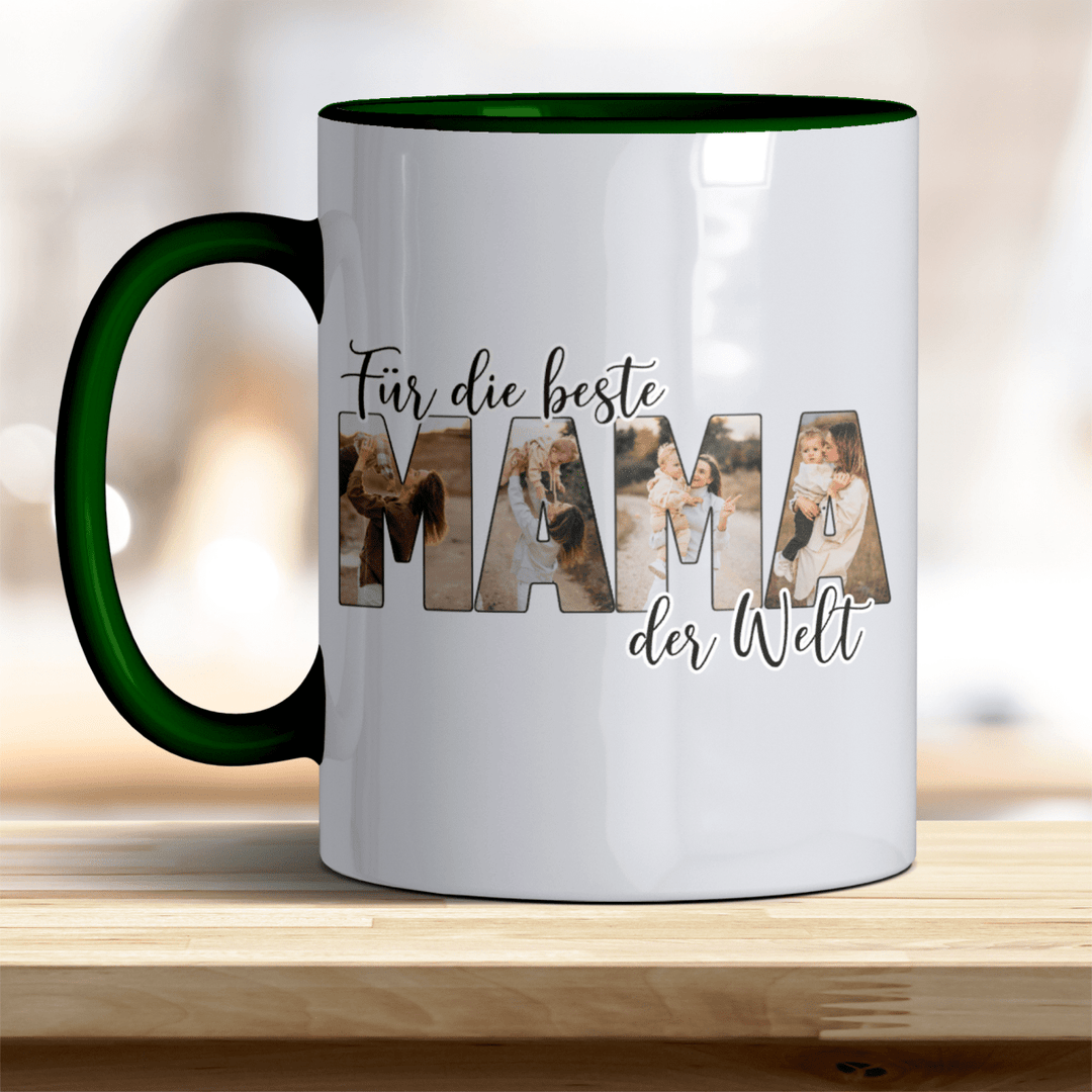Für die Beste Mama der Welt Tasse mit Foto Keramik - all - yours24