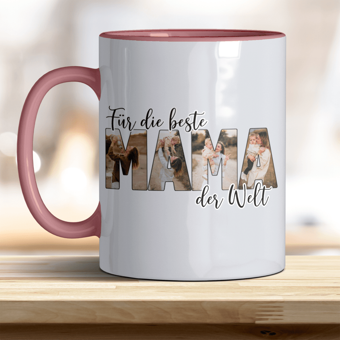 Für die Beste Mama der Welt Tasse mit Foto Keramik - all - yours24
