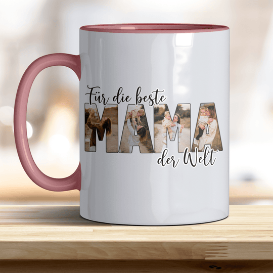 Für die Beste Mama der Welt Tasse mit Foto Keramik - all - yours24