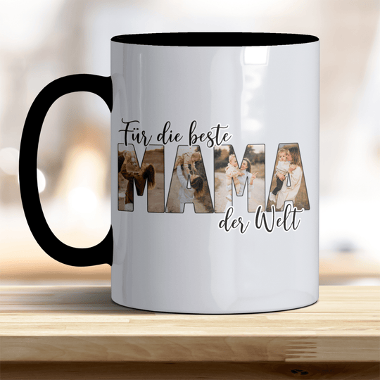 Für die Beste Mama der Welt Tasse mit Foto Keramik - all - yours24