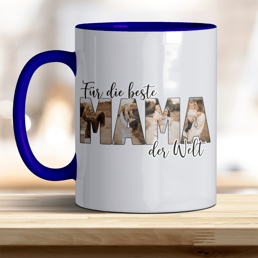 Für die Beste Mama der Welt Tasse mit Foto Keramik - all - yours24