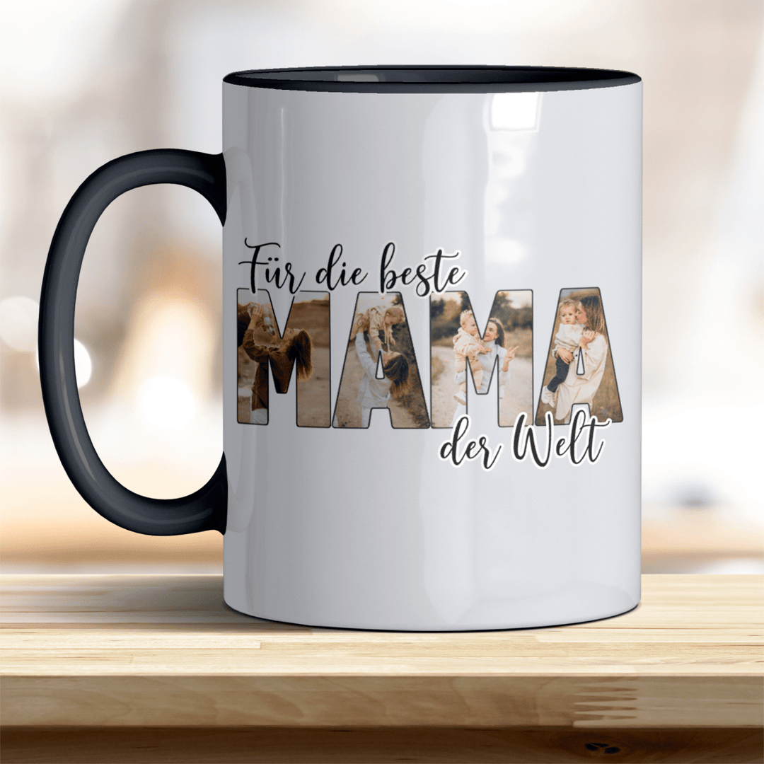 Für die Beste Mama der Welt Tasse mit Foto Keramik - all - yours24