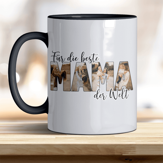 Für die Beste Mama der Welt Tasse mit Foto Keramik - all - yours24