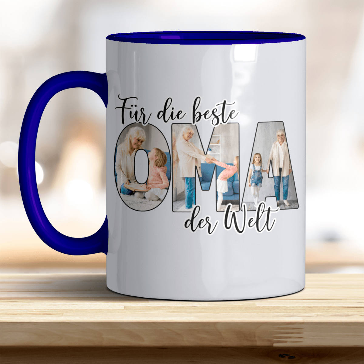Für die Beste Oma der Welt Tasse mit Foto Keramik - all - yours24