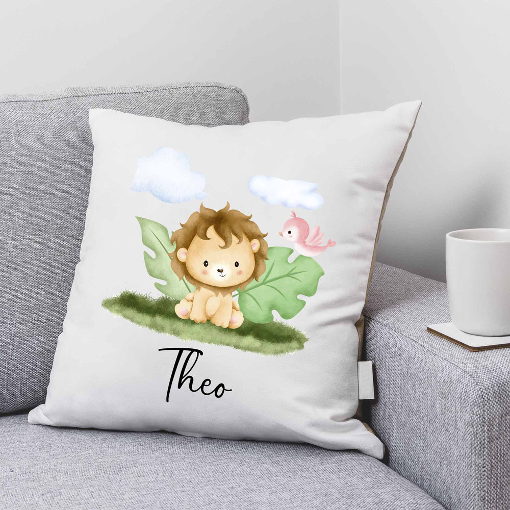 Geschenkidee Kuscheliges Kissen mit süßem Löwe - all - yours24