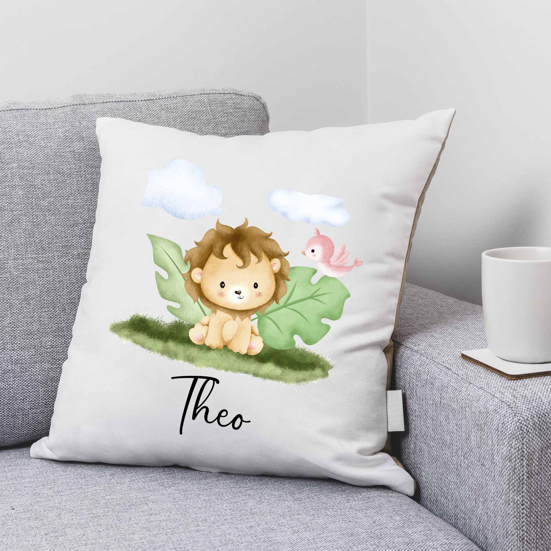 Geschenkidee Kuscheliges Kissen mit süßem Löwe - all - yours24