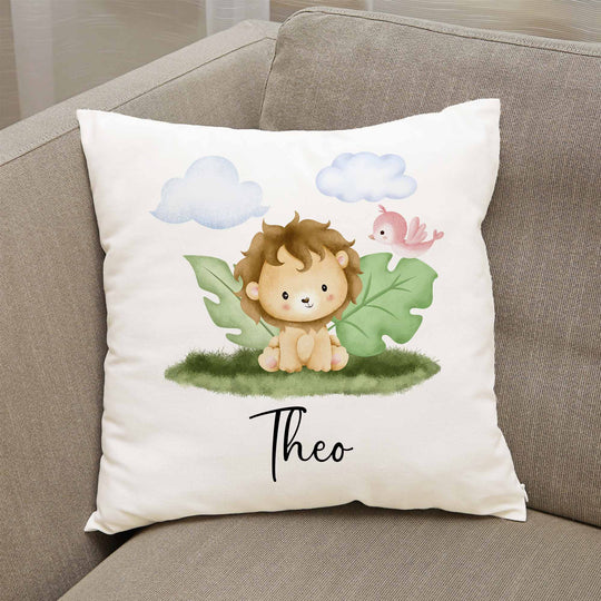 Geschenkidee Kuscheliges Kissen mit süßem Löwe - all - yours24