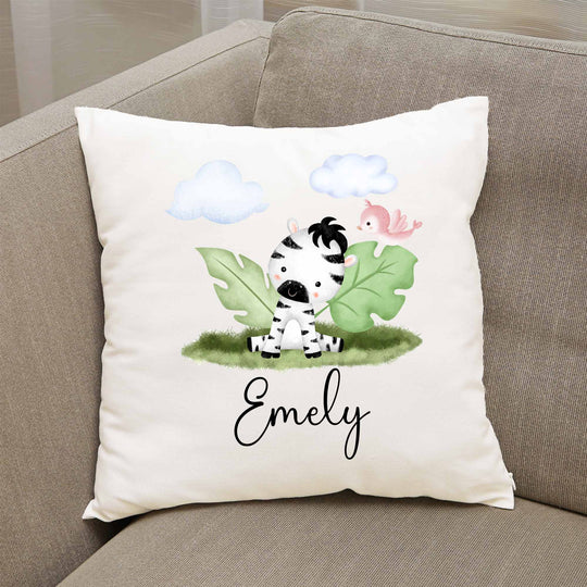 Geschenkidee Kuscheliges Kissen mit süßes Zebra - all - yours24