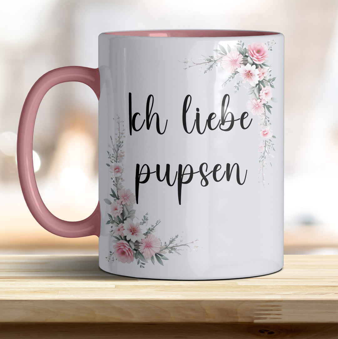 Ich liebe pupsen: Keramik - Kaffeebecher – Humorvoll & Hochwertig - all - yours24