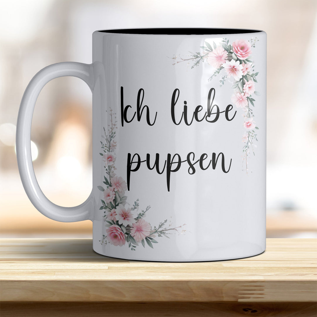Ich liebe pupsen: Keramik - Kaffeebecher – Humorvoll & Hochwertig - all - yours24