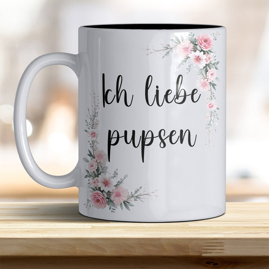 Ich liebe pupsen: Keramik - Kaffeebecher – Humorvoll & Hochwertig - all - yours24