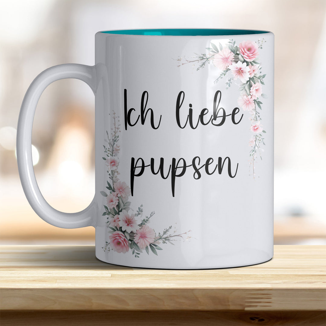 Ich liebe pupsen: Keramik - Kaffeebecher – Humorvoll & Hochwertig - all - yours24