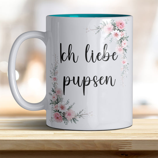 Ich liebe pupsen: Keramik - Kaffeebecher – Humorvoll & Hochwertig - all - yours24