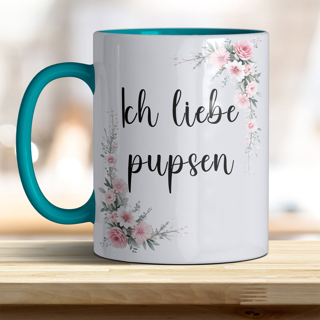 Ich liebe pupsen: Keramik - Kaffeebecher – Humorvoll & Hochwertig - all - yours24