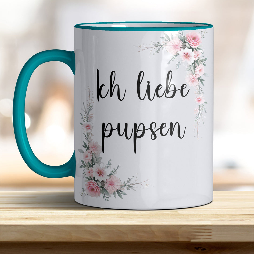 Ich liebe pupsen: Keramik - Kaffeebecher – Humorvoll & Hochwertig - all - yours24