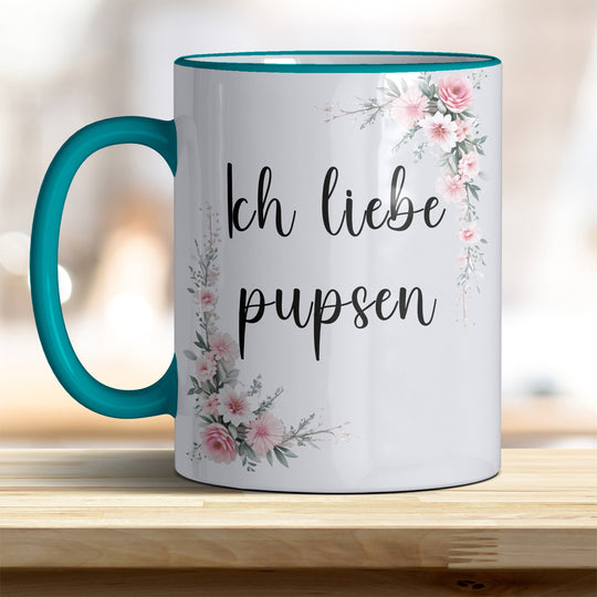 Ich liebe pupsen: Keramik - Kaffeebecher – Humorvoll & Hochwertig - all - yours24