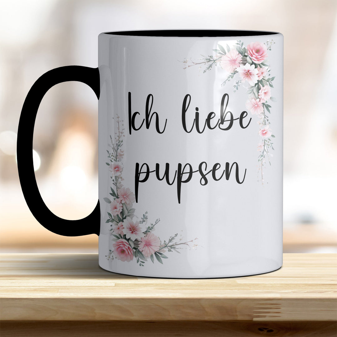 Ich liebe pupsen: Keramik - Kaffeebecher – Humorvoll & Hochwertig - all - yours24