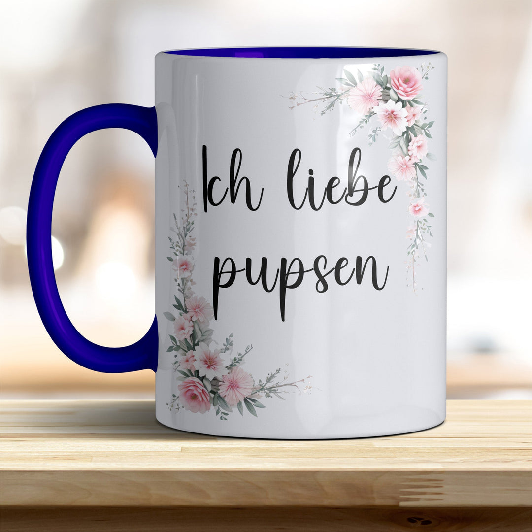 Ich liebe pupsen: Keramik - Kaffeebecher – Humorvoll & Hochwertig - all - yours24
