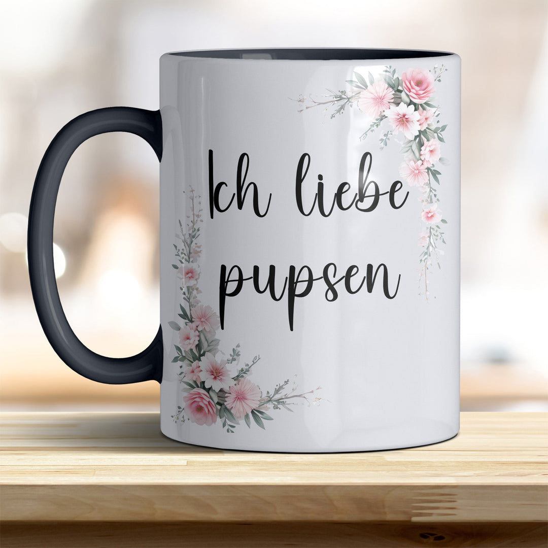 Ich liebe pupsen: Keramik - Kaffeebecher – Humorvoll & Hochwertig - all - yours24