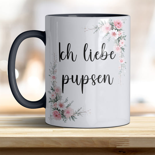Ich liebe pupsen: Keramik - Kaffeebecher – Humorvoll & Hochwertig - all - yours24