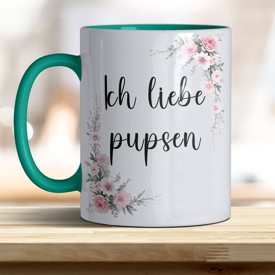 Ich liebe pupsen: Keramik - Kaffeebecher – Humorvoll & Hochwertig - all - yours24