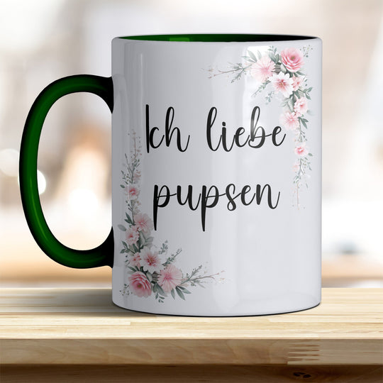 Ich liebe pupsen: Keramik - Kaffeebecher – Humorvoll & Hochwertig - all - yours24