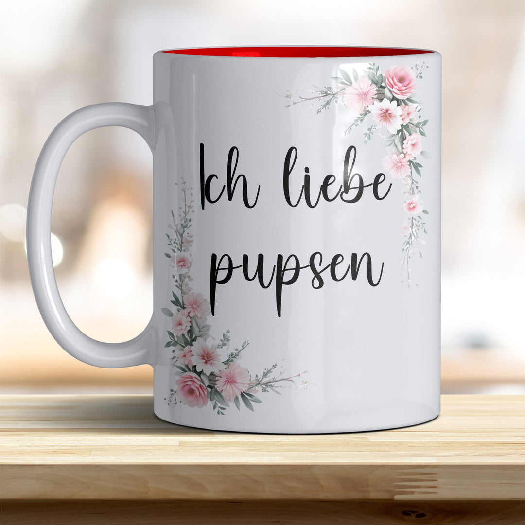 Ich liebe pupsen: Keramik - Kaffeebecher – Humorvoll & Hochwertig - all - yours24