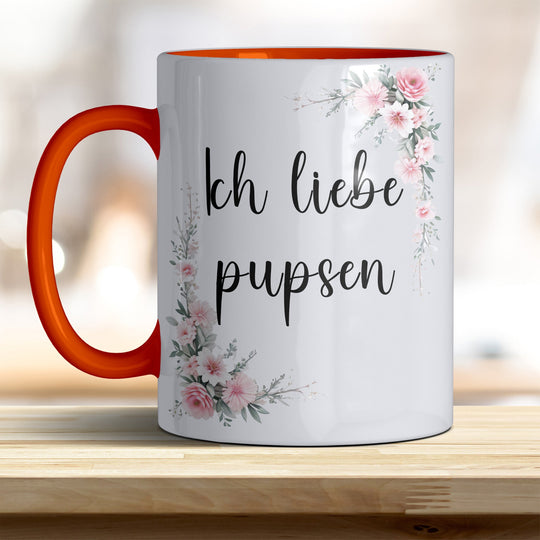 Ich liebe pupsen: Keramik - Kaffeebecher – Humorvoll & Hochwertig - all - yours24