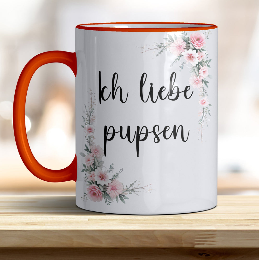 Ich liebe pupsen: Keramik - Kaffeebecher – Humorvoll & Hochwertig - all - yours24