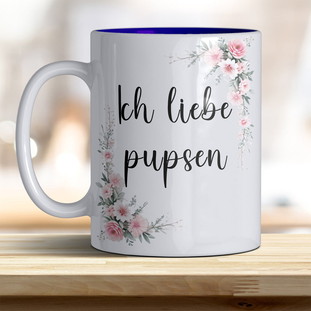 Ich liebe pupsen: Keramik - Kaffeebecher – Humorvoll & Hochwertig - all - yours24