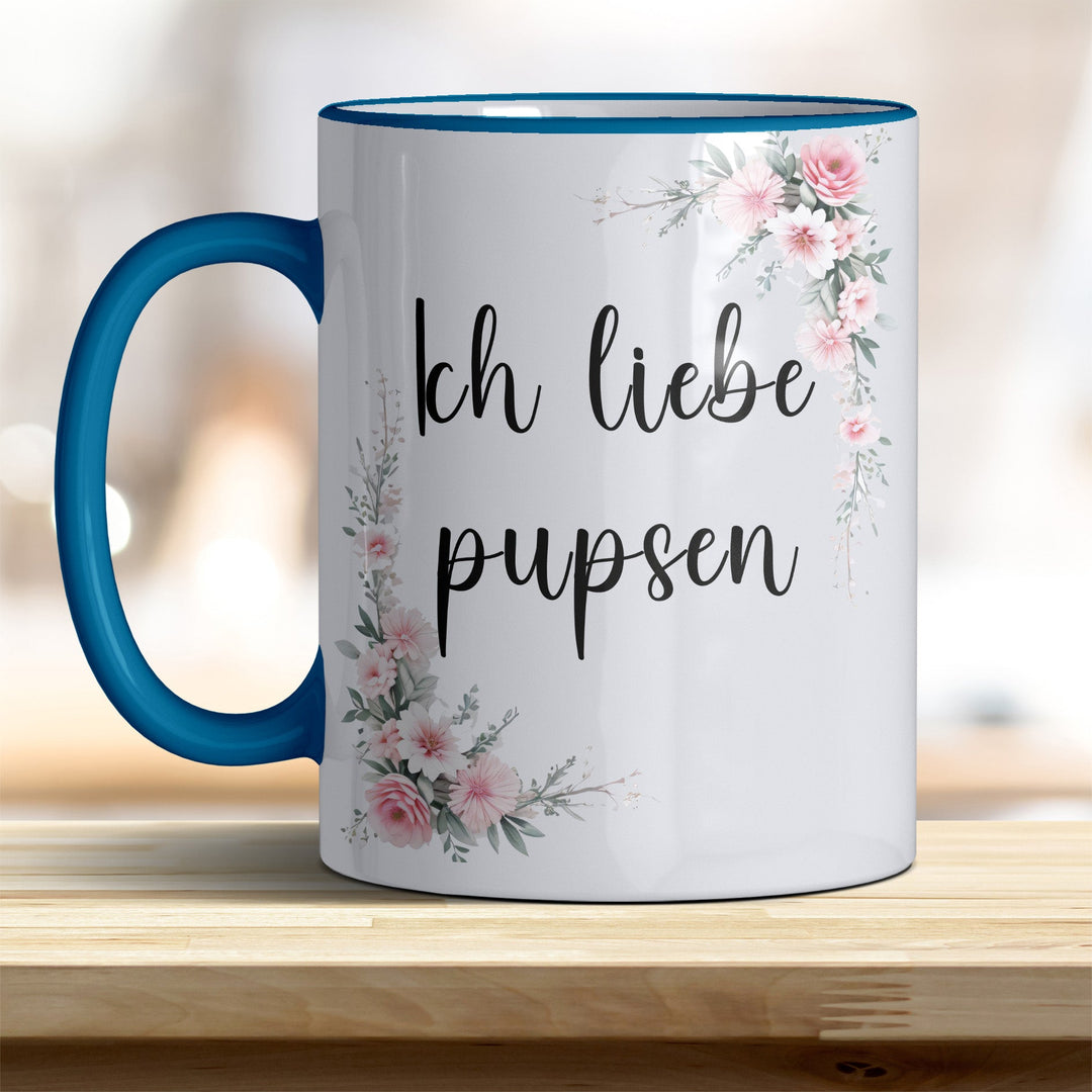 Ich liebe pupsen: Keramik - Kaffeebecher – Humorvoll & Hochwertig - all - yours24