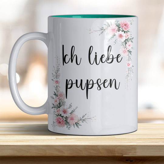 Ich liebe pupsen: Keramik - Kaffeebecher – Humorvoll & Hochwertig - all - yours24